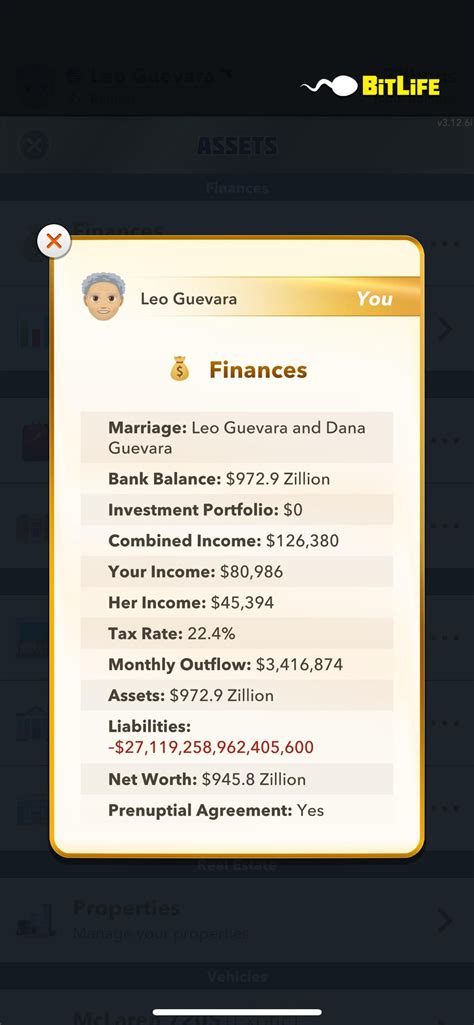 liabilities in bitlife